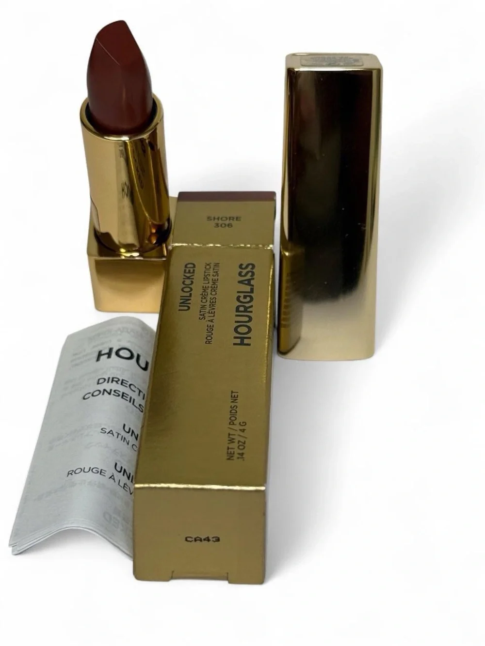 Hourglass Satin Creme Lipstick-Shore-NIB